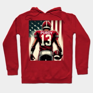 Brock Purdy 49ers illustration football Hoodie